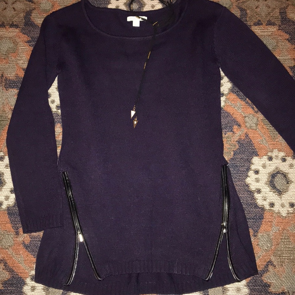 New York and company zip sweater